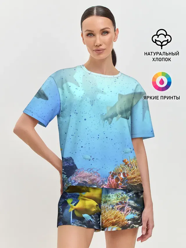 Женская пижама с шортами