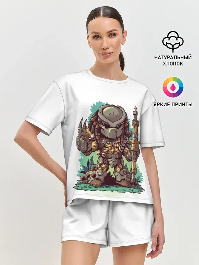 Женская пижама с шортами