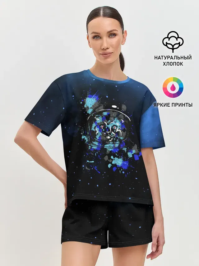 Женская пижама с шортами