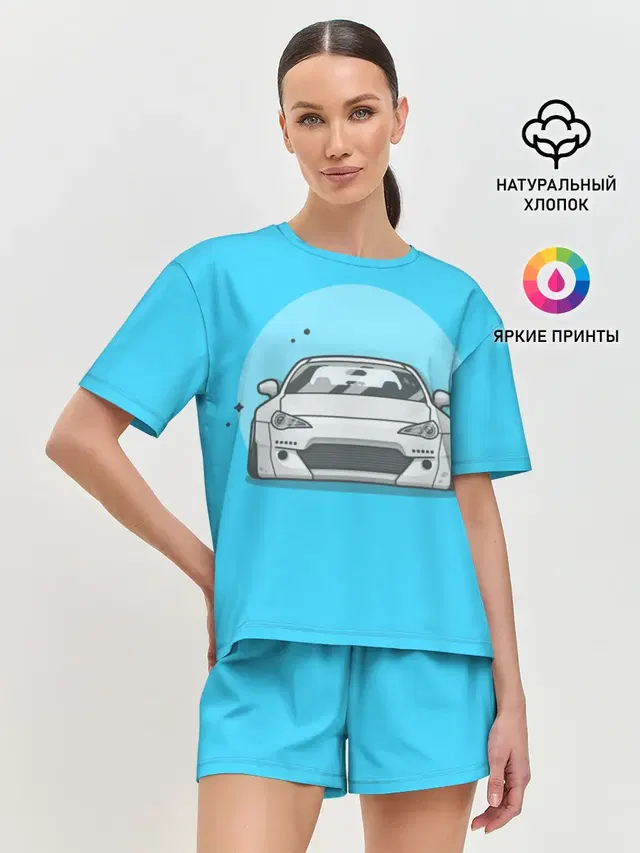Женская пижама с шортами