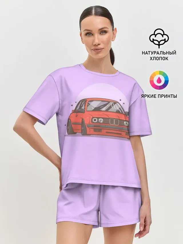 Женская пижама с шортами
