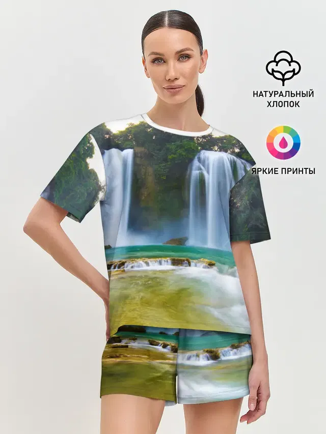 Женская пижама с шортами