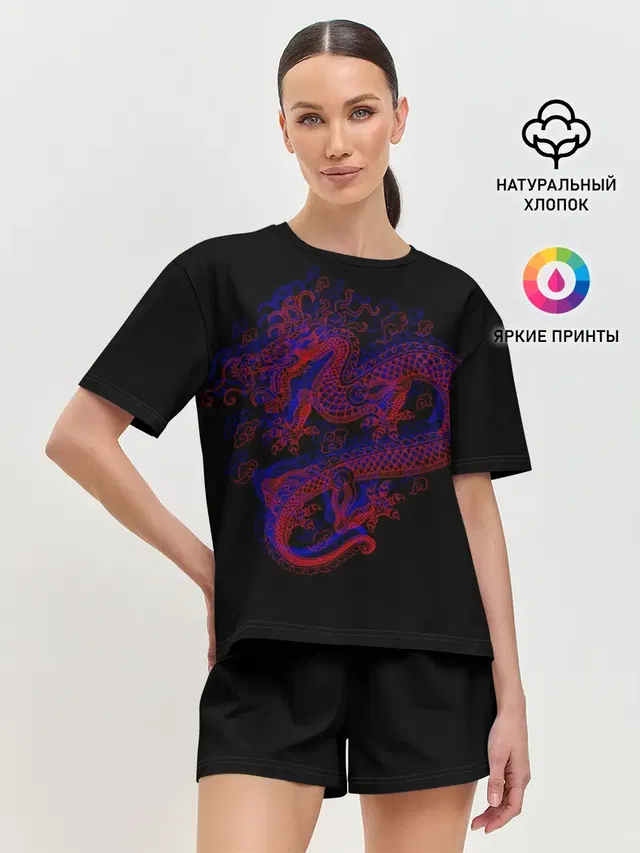 Женская пижама с шортами