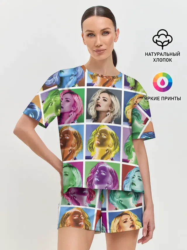 Женская пижама с шортами