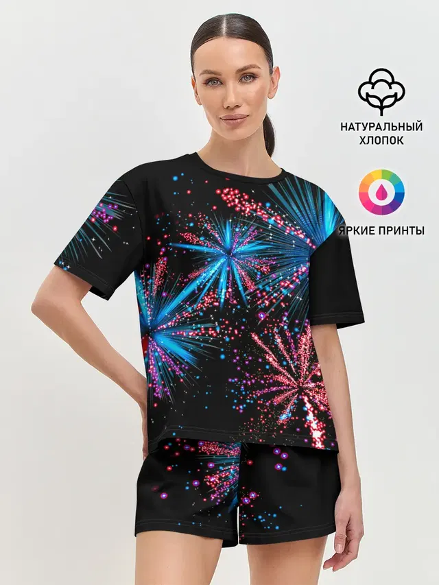 Женская пижама с шортами