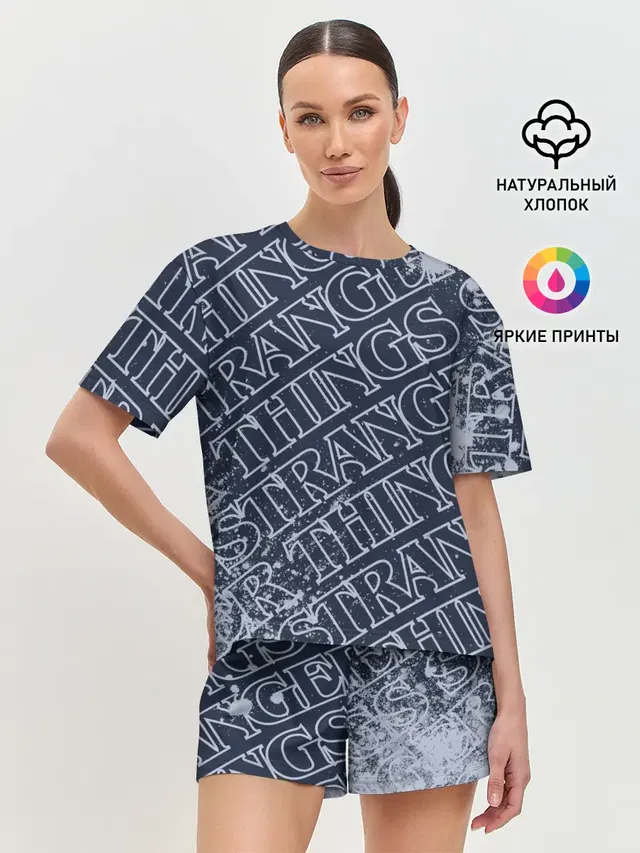 Женская пижама с шортами