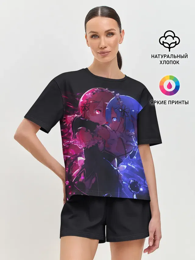 Женская пижама с шортами