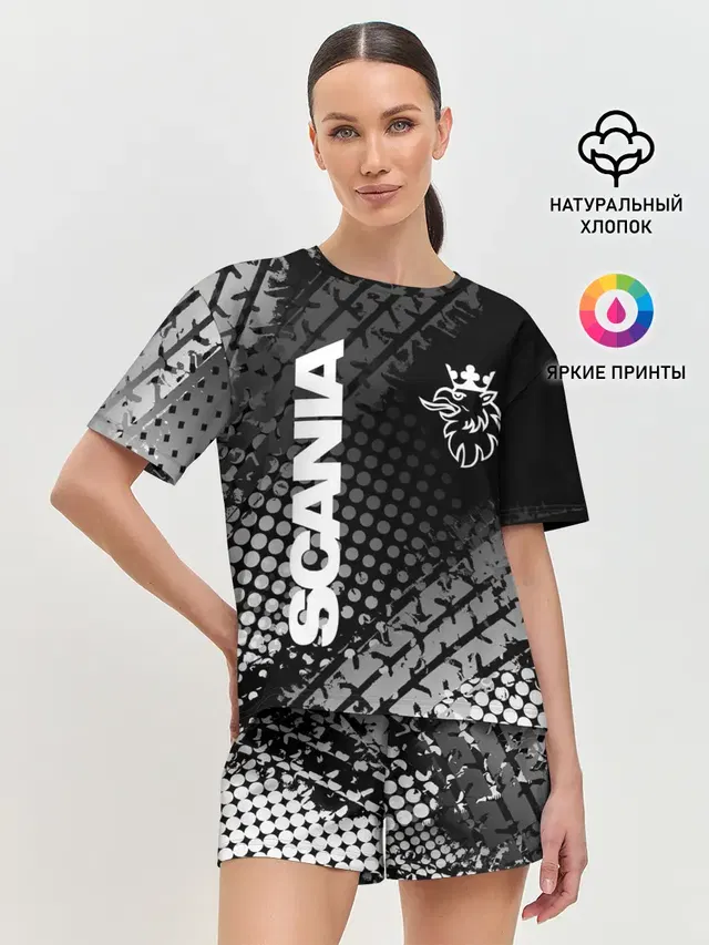 Женская пижама с шортами