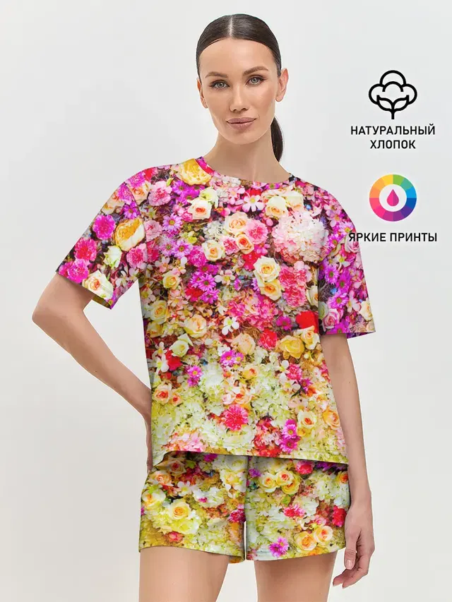 Женская пижама с шортами