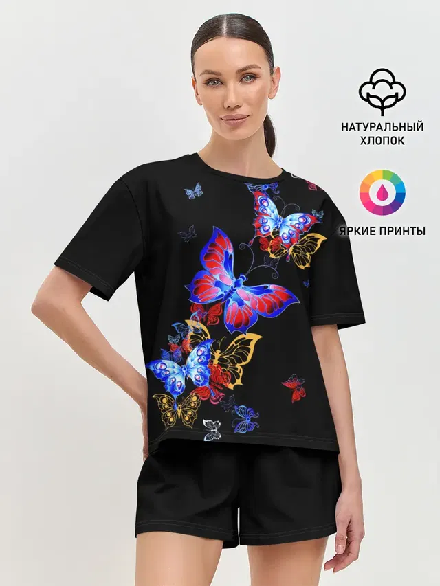 Женская пижама с шортами