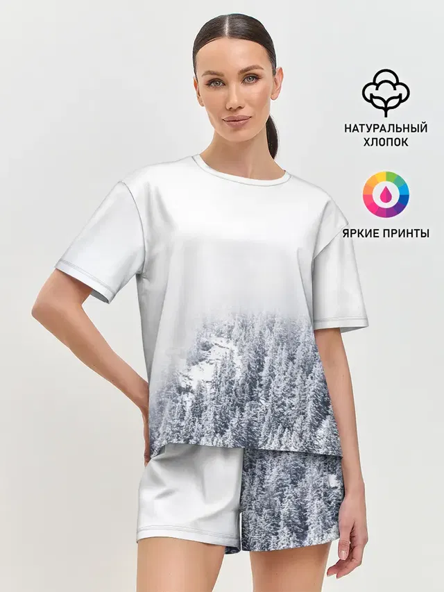 Женская пижама с шортами