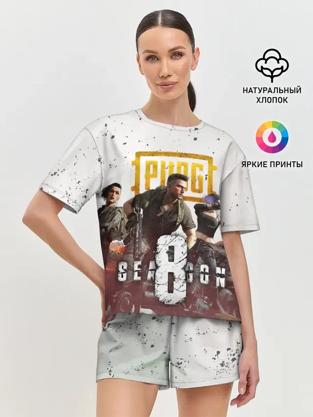 Женская пижама с шортами