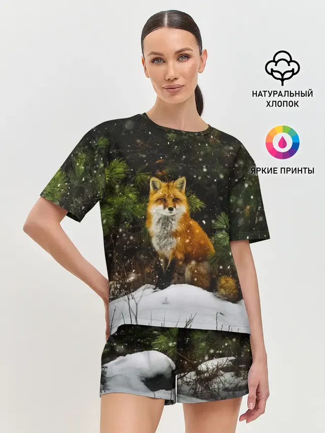 Женская пижама с шортами
