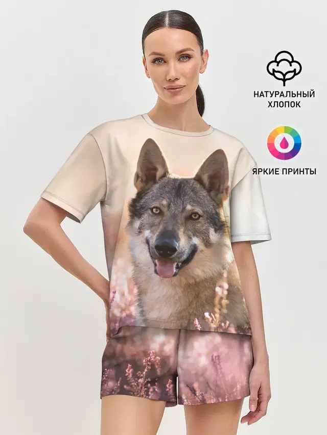 Женская пижама с шортами