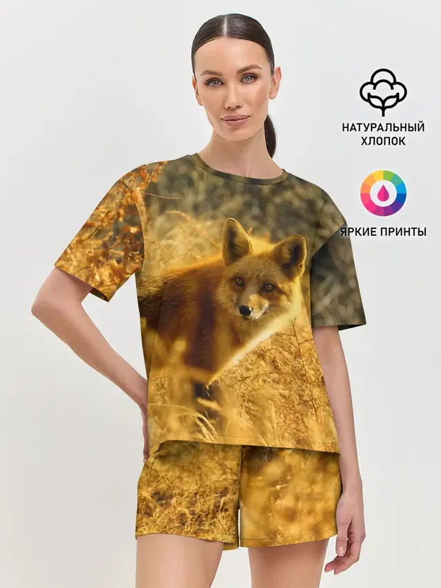 Женская пижама с шортами