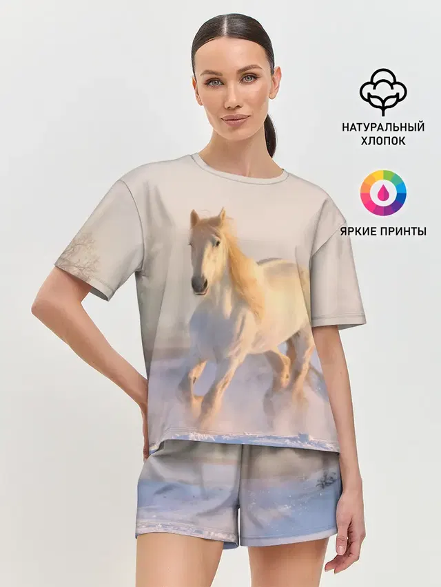 Женская пижама с шортами