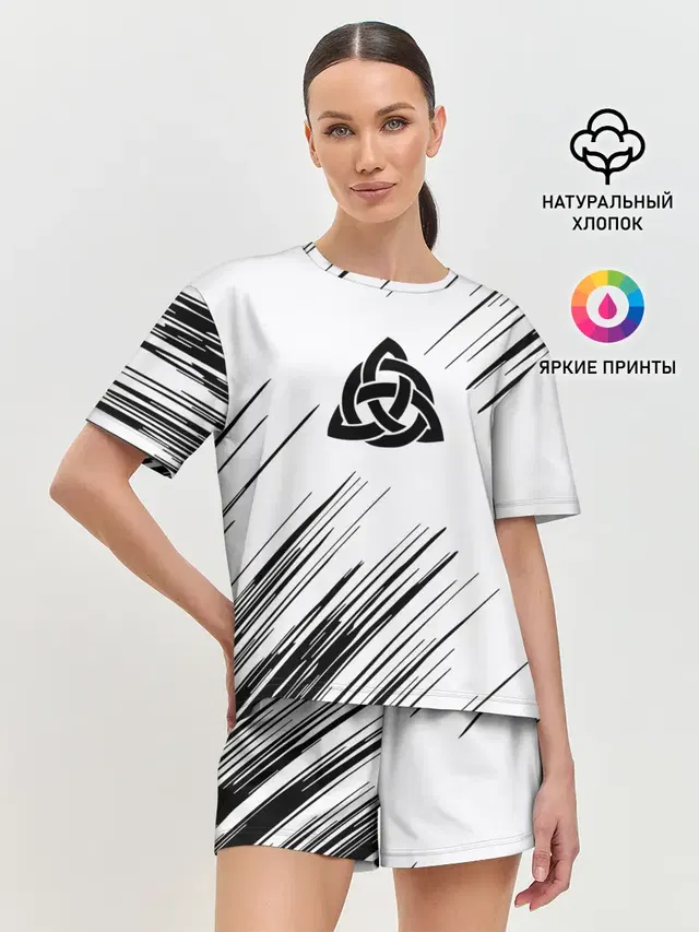Женская пижама с шортами
