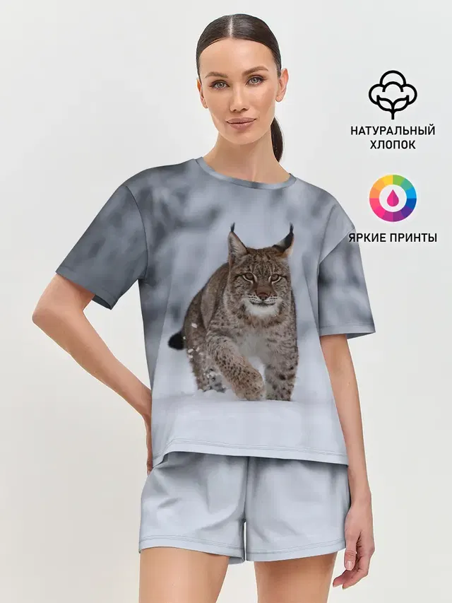 Женская пижама с шортами
