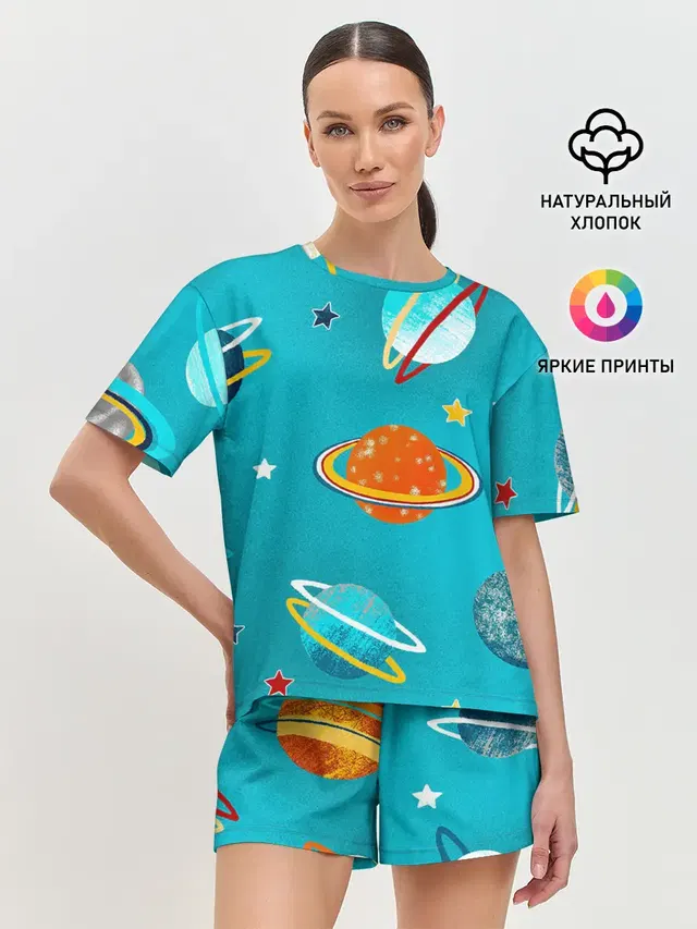 Женская пижама с шортами