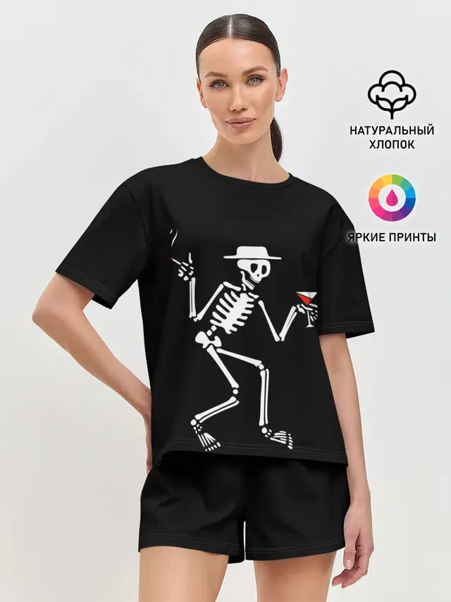 Женская пижама с шортами