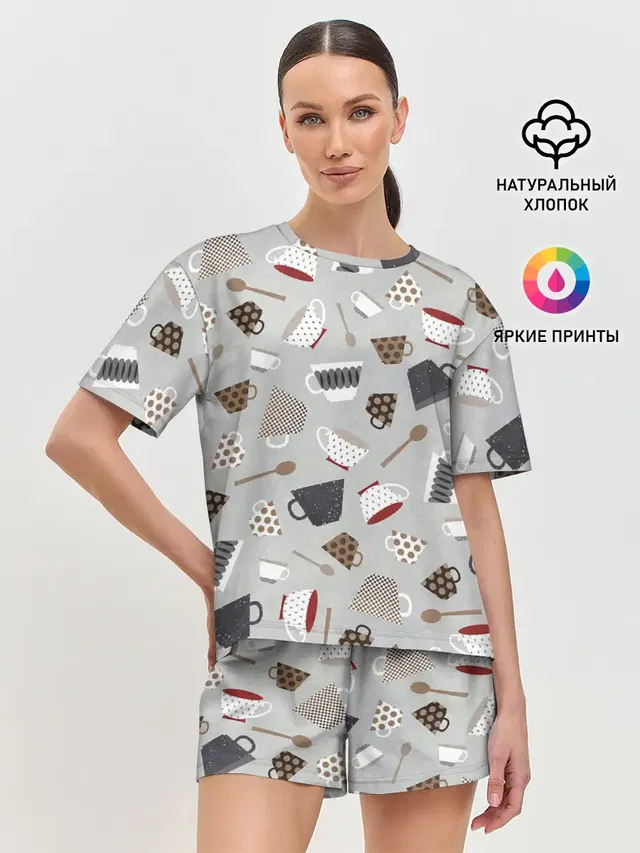 Женская пижама с шортами