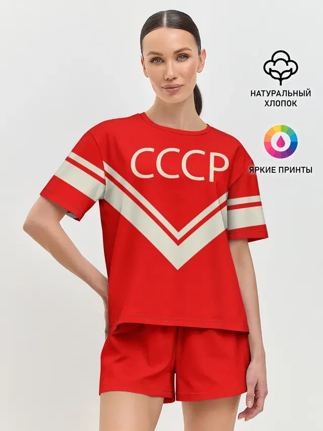 Женская пижама с шортами