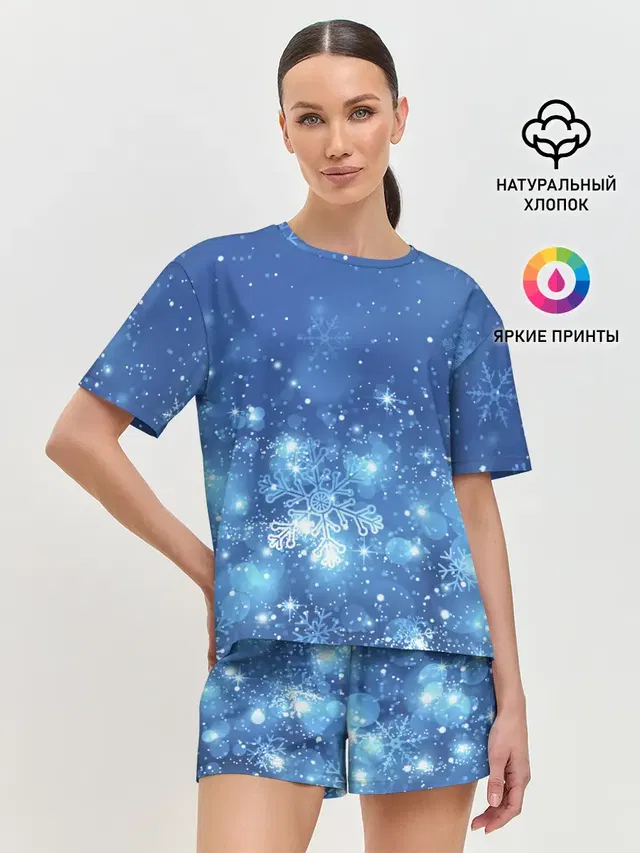 Женская пижама с шортами