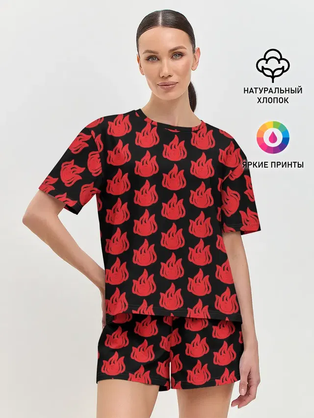 Женская пижама с шортами
