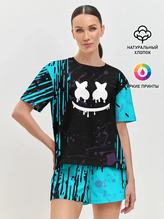 Женская пижама с шортами