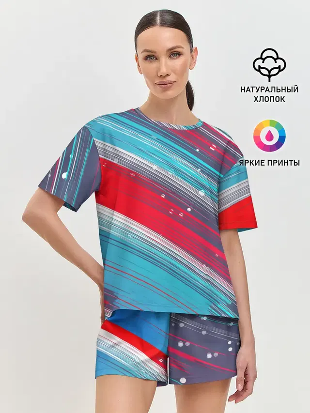 Женская пижама с шортами