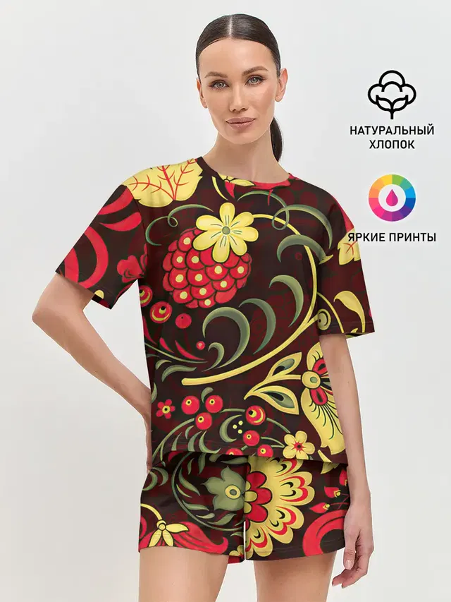 Женская пижама с шортами