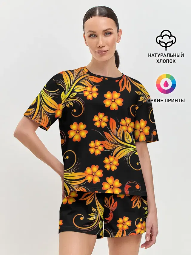 Женская пижама с шортами