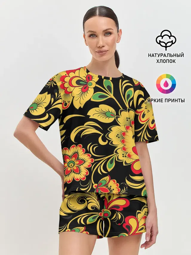 Женская пижама с шортами