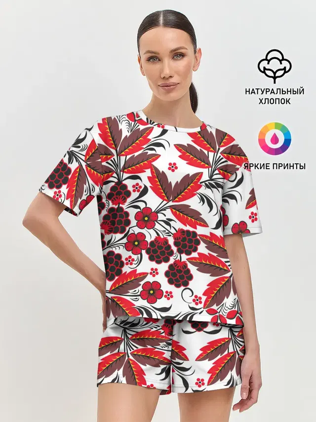 Женская пижама с шортами
