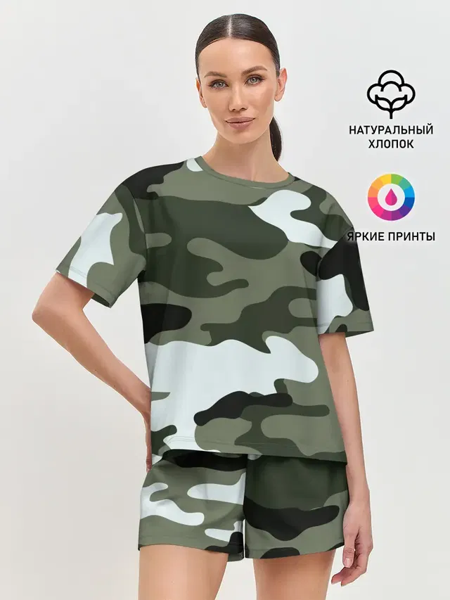 Женская пижама с шортами