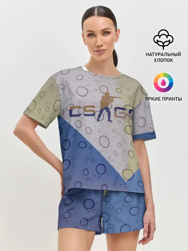 Женская пижама с шортами