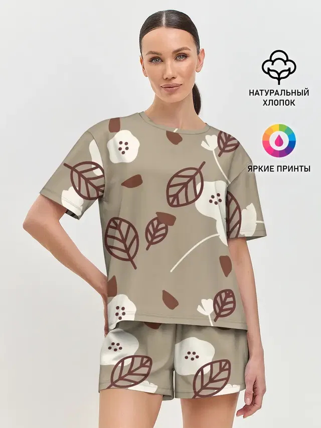 Женская пижама с шортами