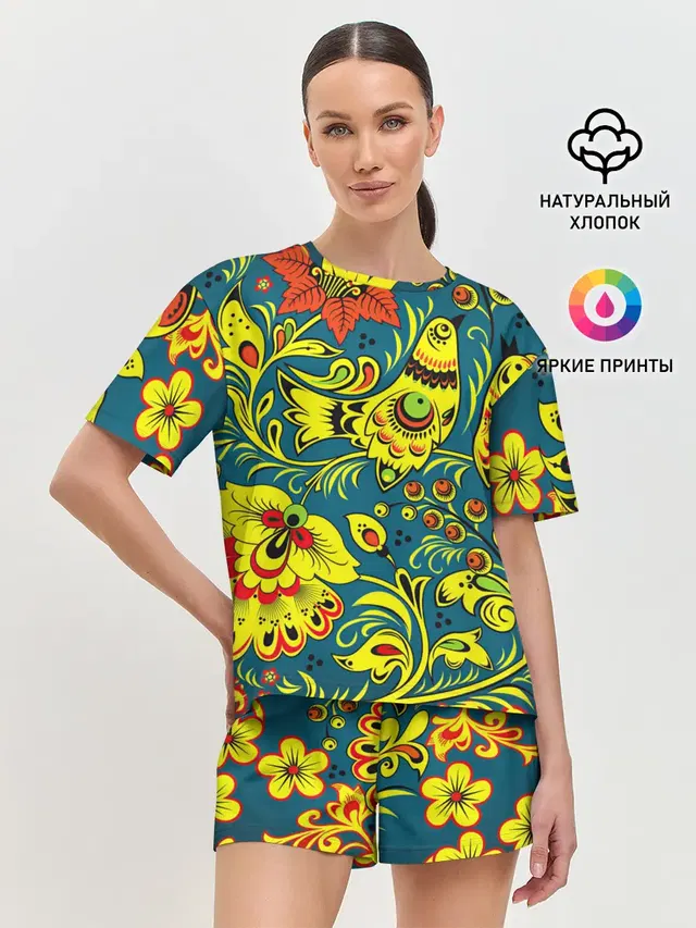 Женская пижама с шортами