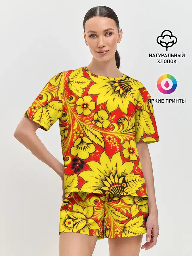 Женская пижама с шортами