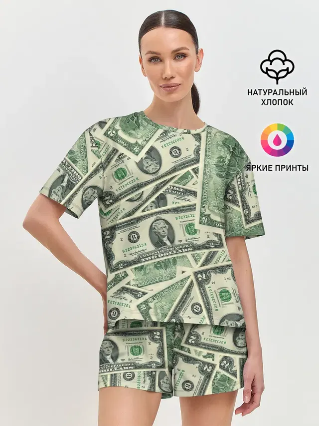Женская пижама с шортами