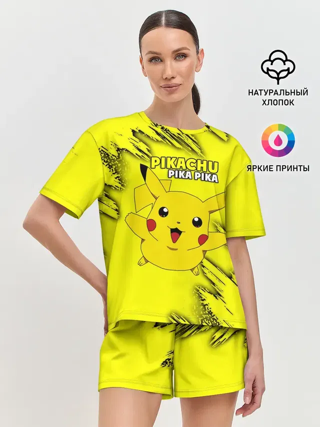 Женская пижама с шортами