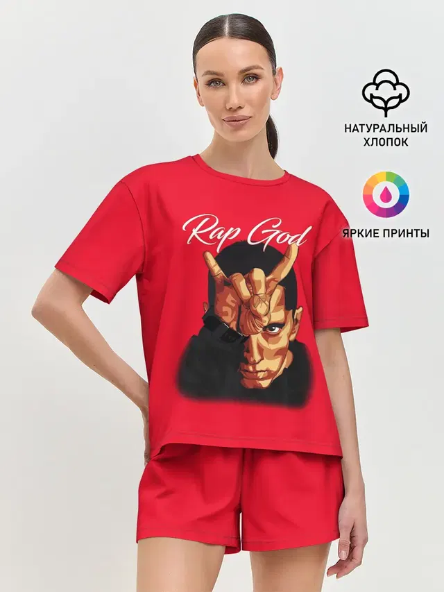 Женская пижама с шортами
