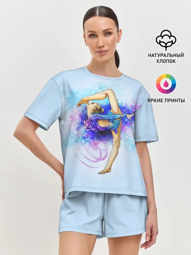 Женская пижама с шортами