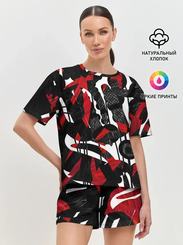 Женская пижама с шортами