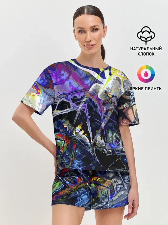 Женская пижама с шортами