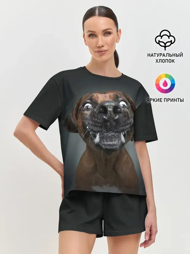 Женская пижама с шортами