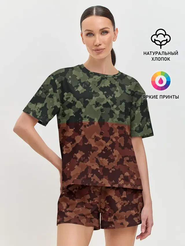 Женская пижама с шортами
