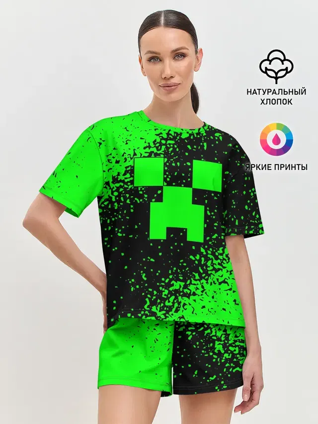 Женская пижама с шортами
