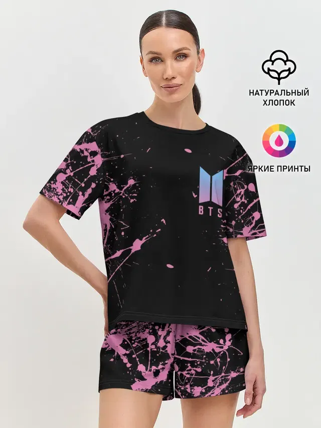 Женская пижама с шортами