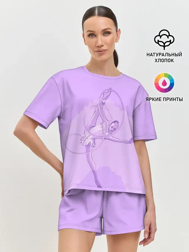 Женская пижама с шортами